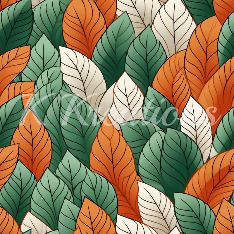Green and Orange Leaves