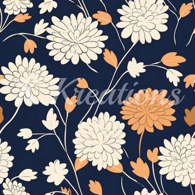 White and Orange Mum