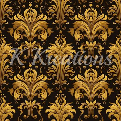 Gold and Black Ornate