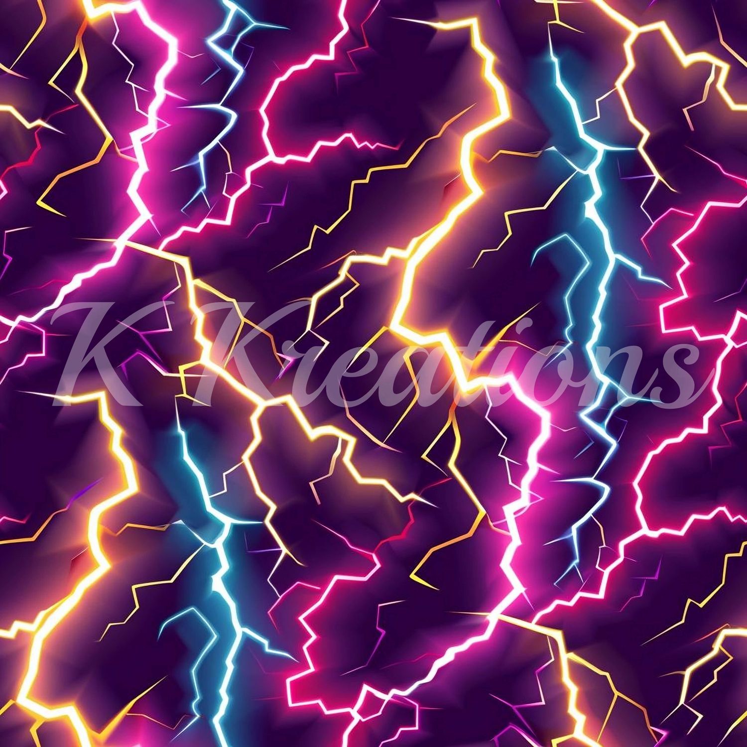 Pink Lightning Storm