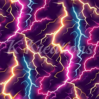 Pink Lightning Storm