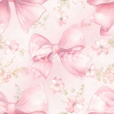 Pink Bows and Blossoms
