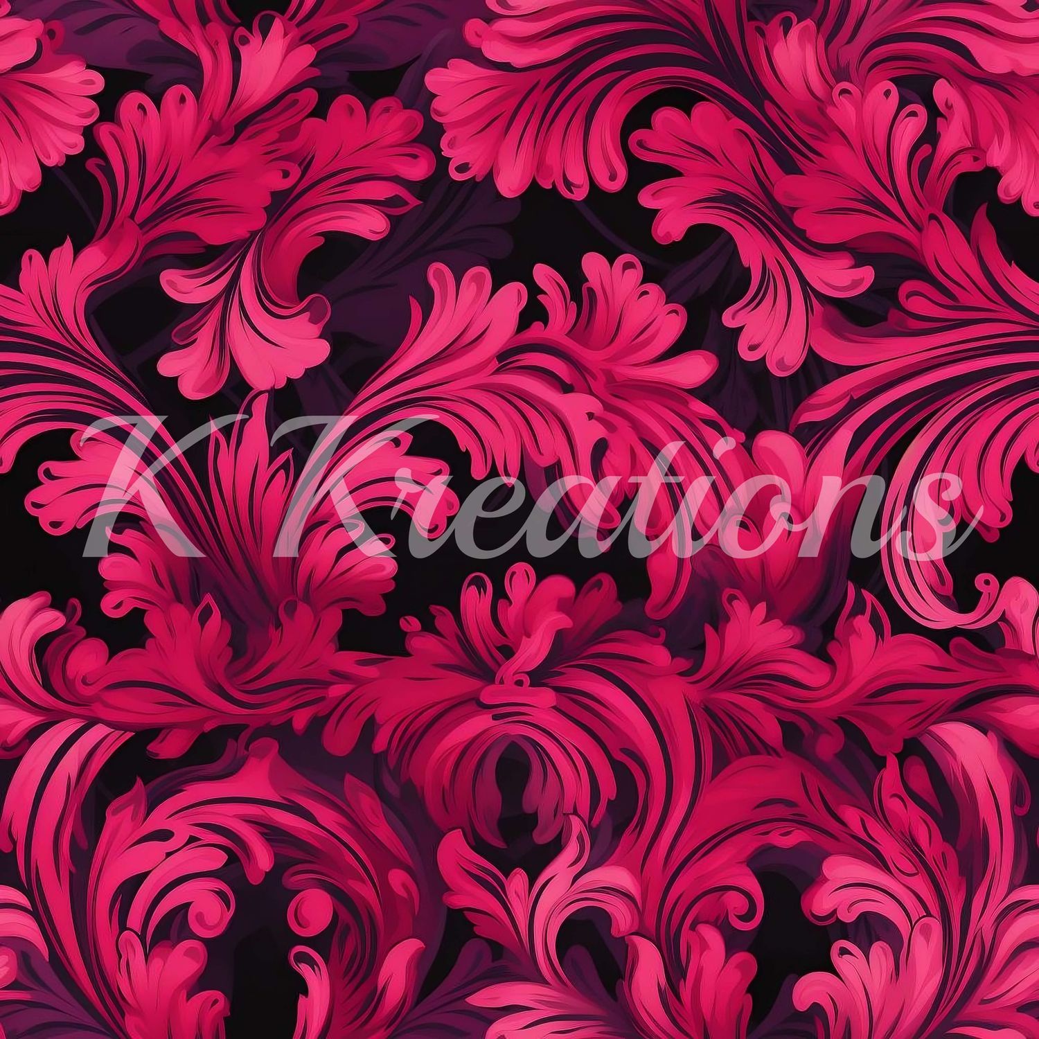 Magenta Victorian Ornate