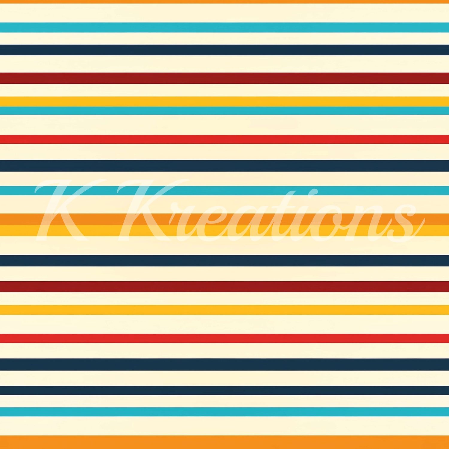 Retro Horizontal Stripes