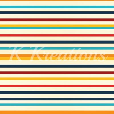 Retro Horizontal Stripes