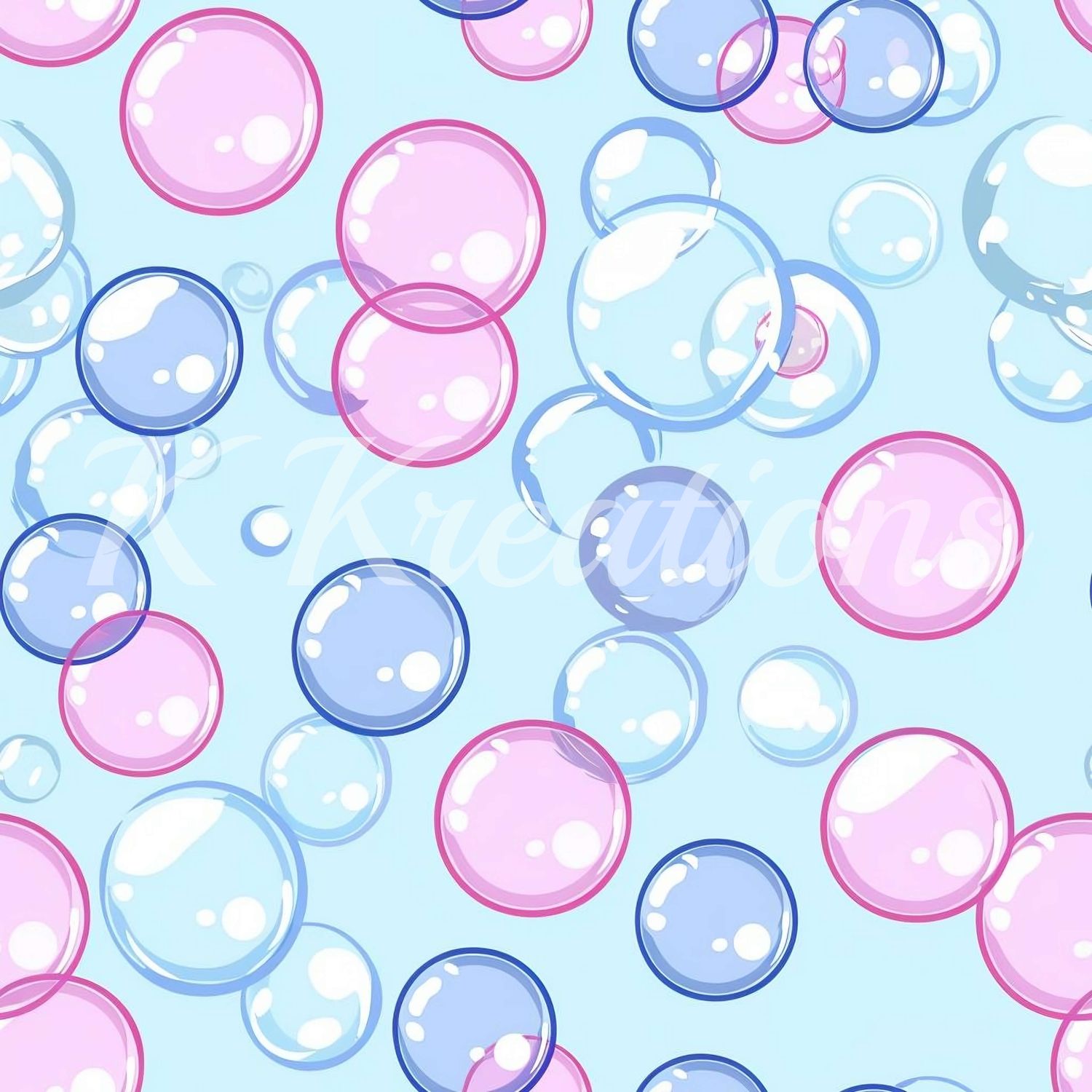 Pink and Purple Bubbles