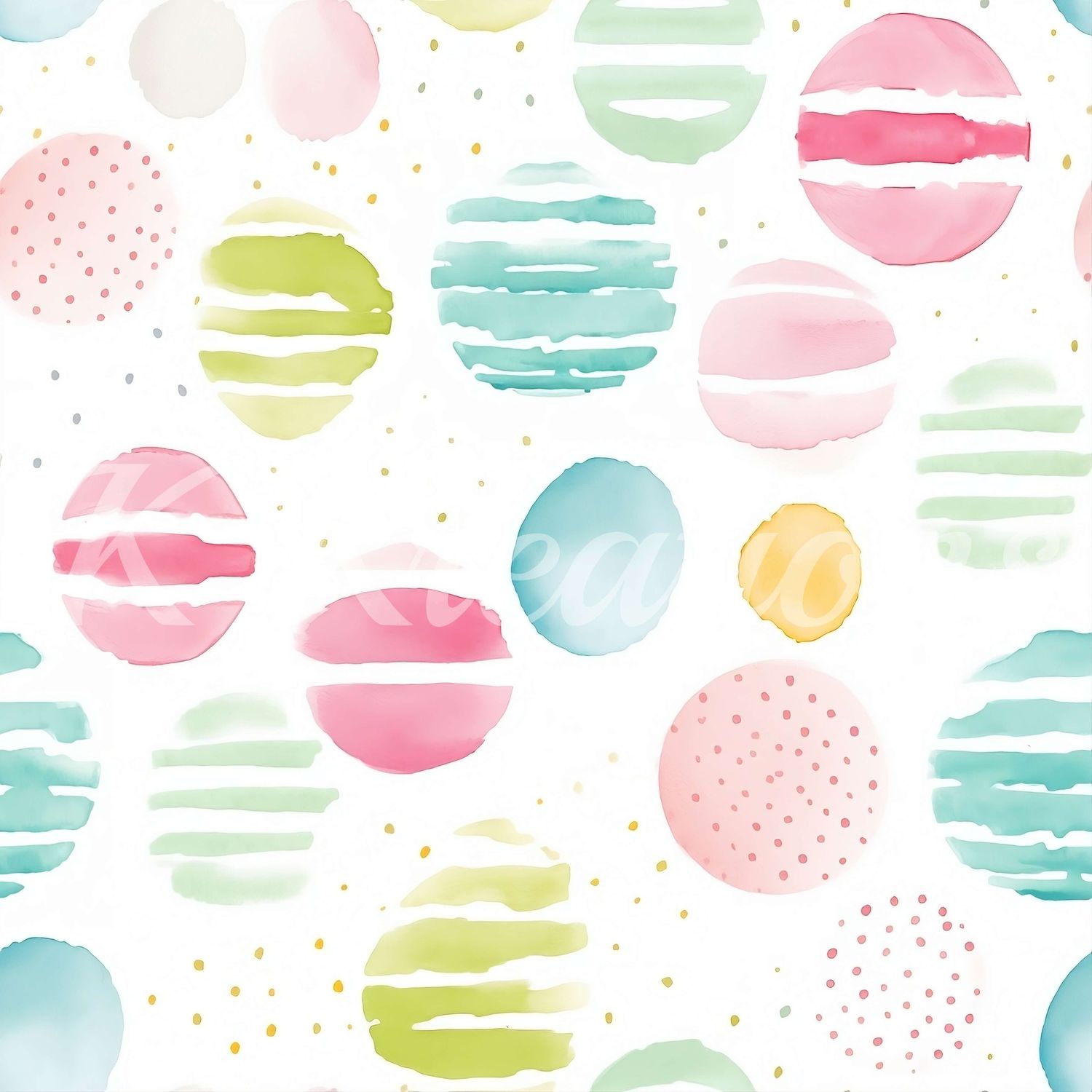 Watercolor Easter Eggs