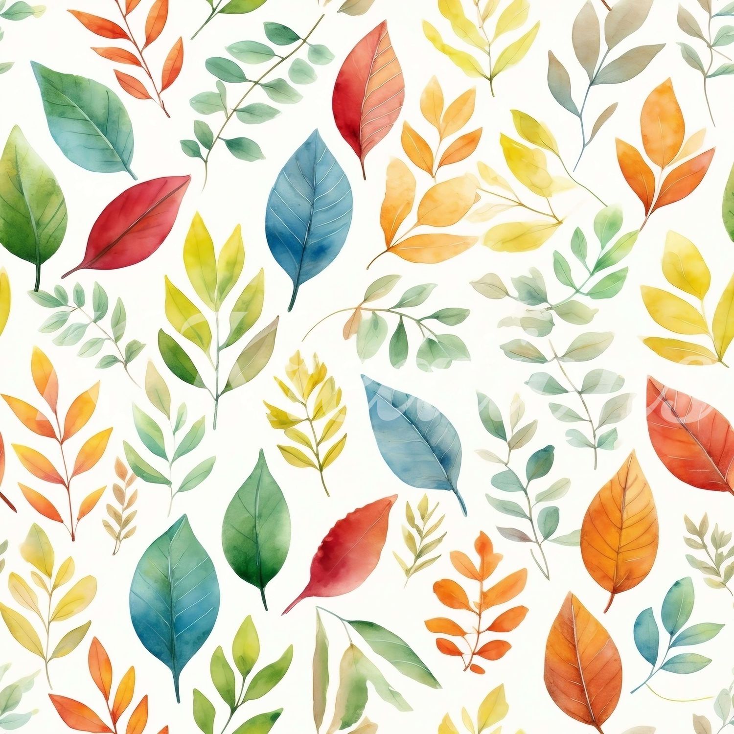 Multicolor Autumn Leaves