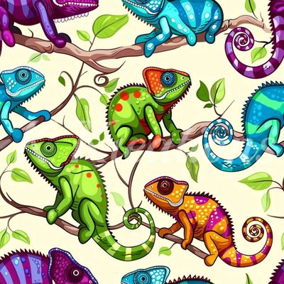 Colorful Chameleons