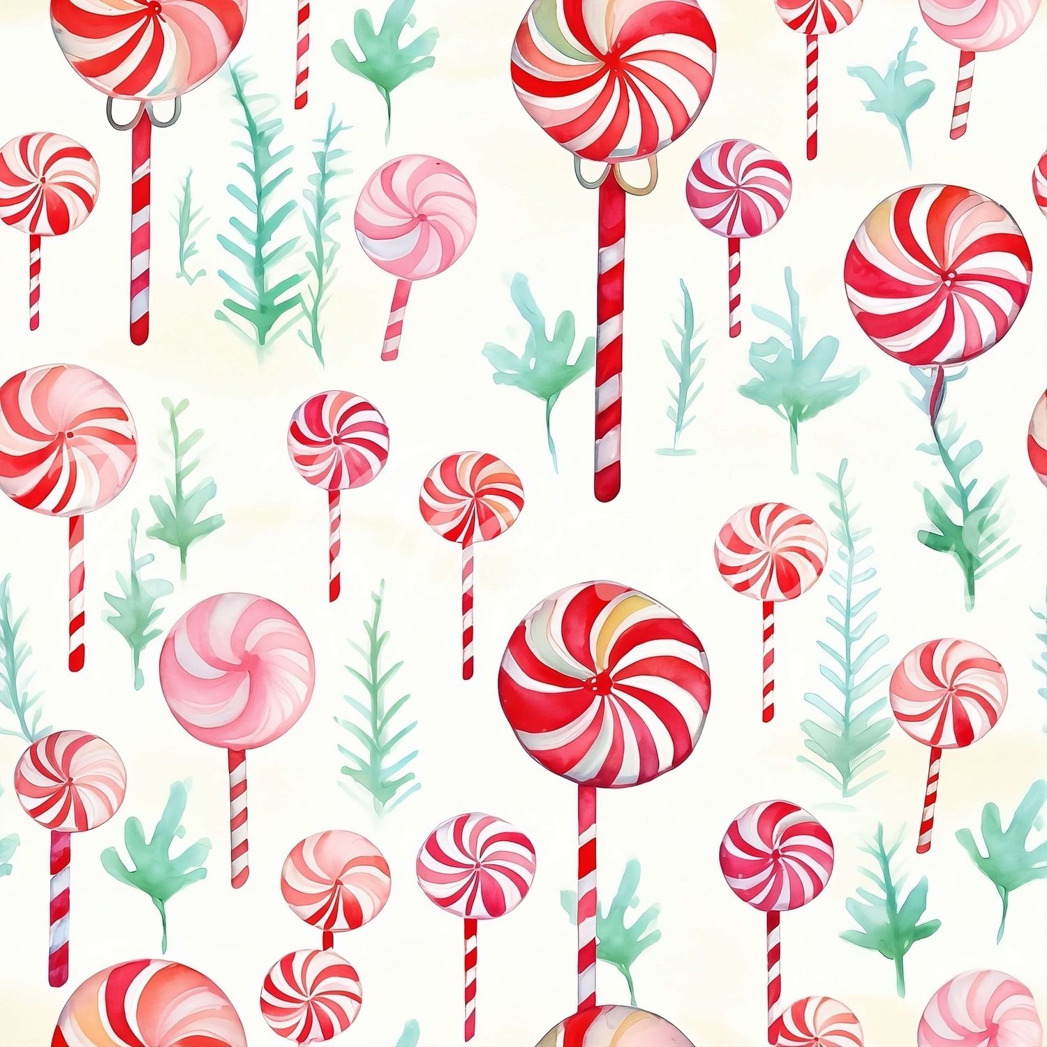 Peppermint Lollipops