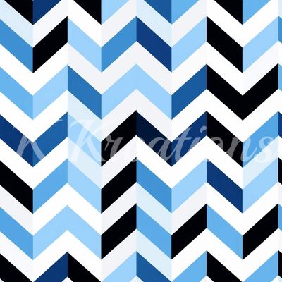 Blue and Black Chevron