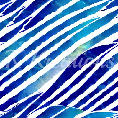 Blue Diagonal Stripes