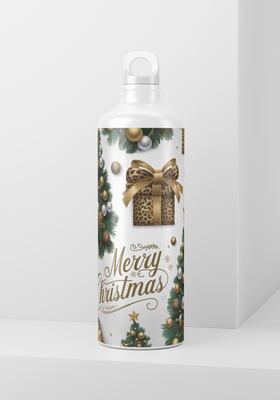 Leopard Merry Christmas - 20oz Skinny Wrap Only