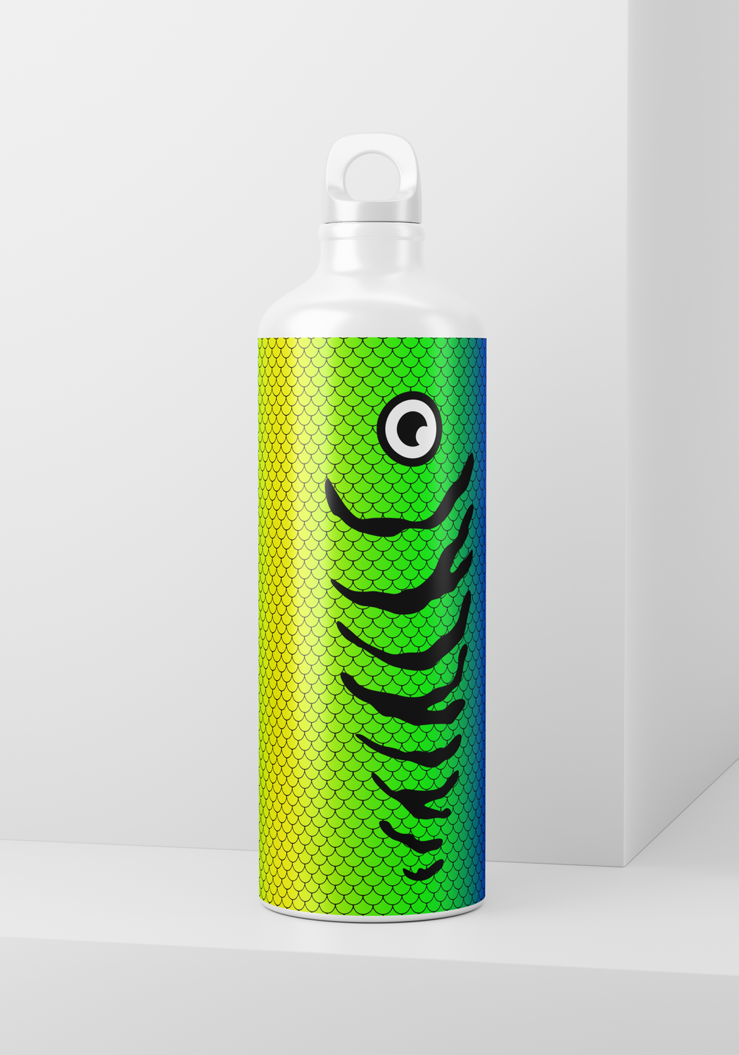 Green and Yellow Fishing Lure - 20oz Skinny Wrap Only