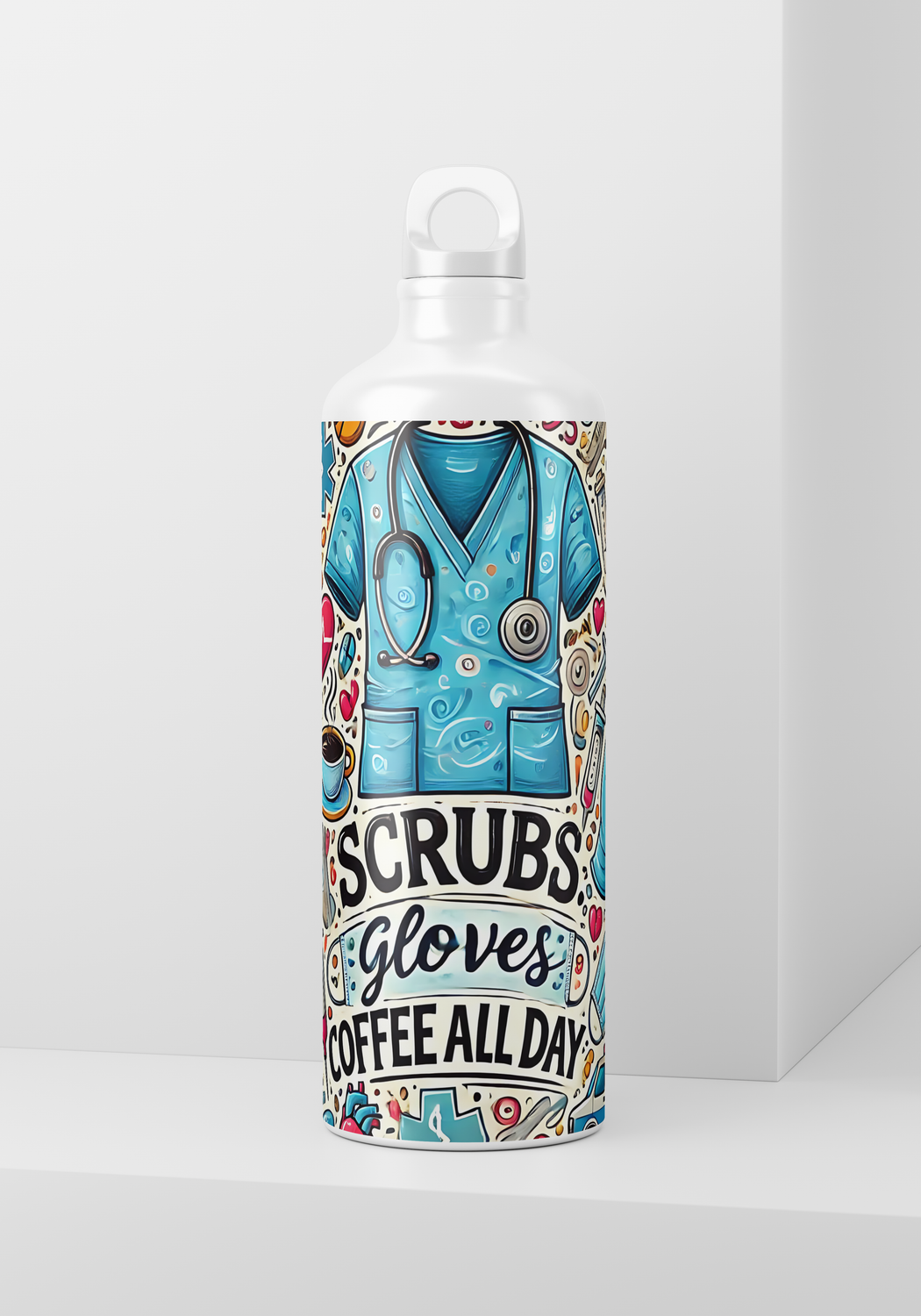 Scrubs and Gloves - 20oz Skinny Wrap Only
