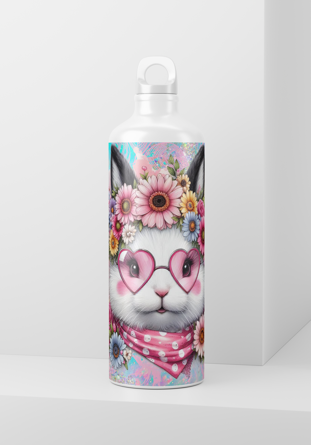 Bunny wearing Glasses - 20oz Skinny wrap only
