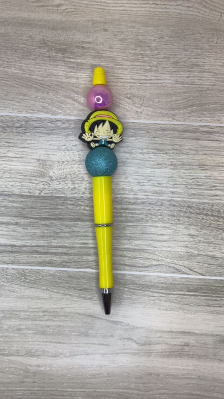 Yellow pen with Anime boy