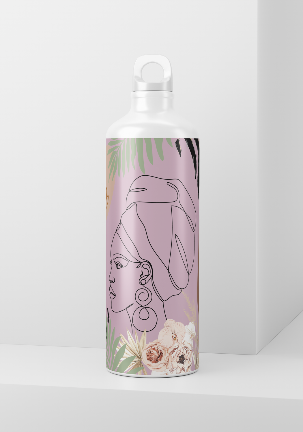 Soft Pink African Woman - 20oz Skinny wrap only