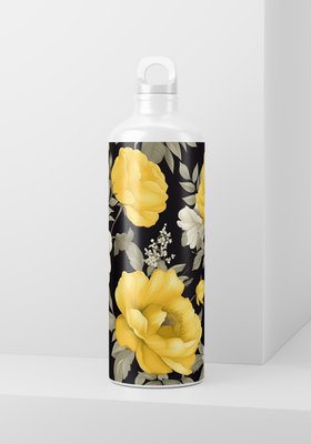 Yellow and White Flowers - 20oz Skinny wrap only