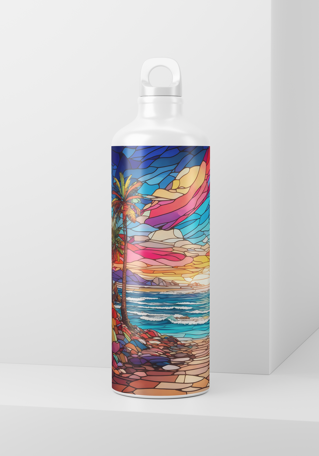 Stained Glass Beach - 20oz Skinny wrap only