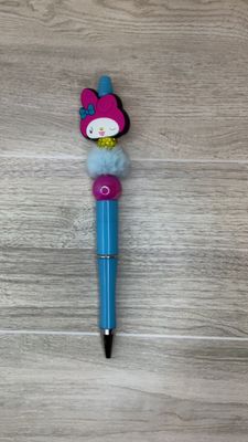 Blue pen with Melody focal