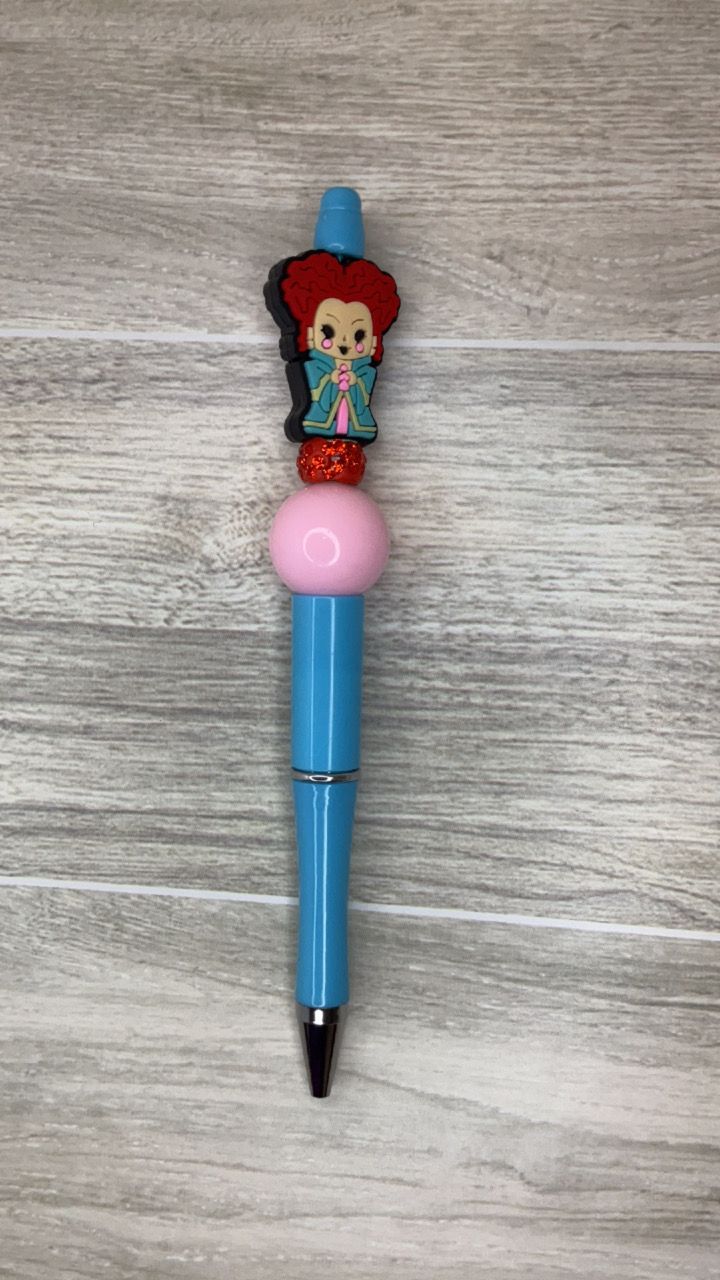 Blue pen with the Red Haired Witch