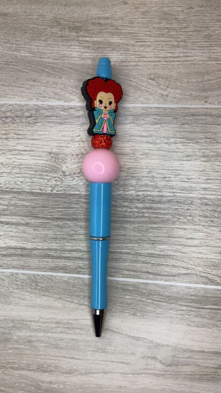 Blue pen with the Red Haired Witch
