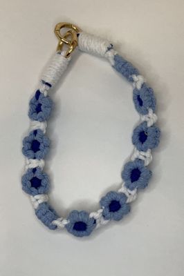 Blue Flower key/phone chain