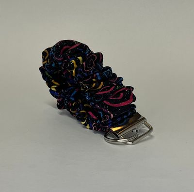 Black with Rainbow swirls