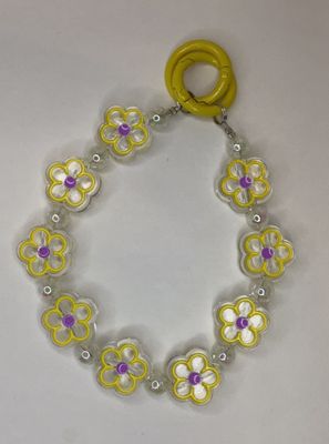 Yellow Daisy key/phone chain
