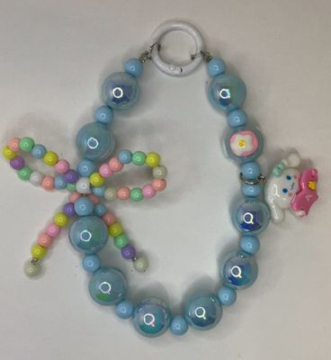 Light Blue key/phone chain