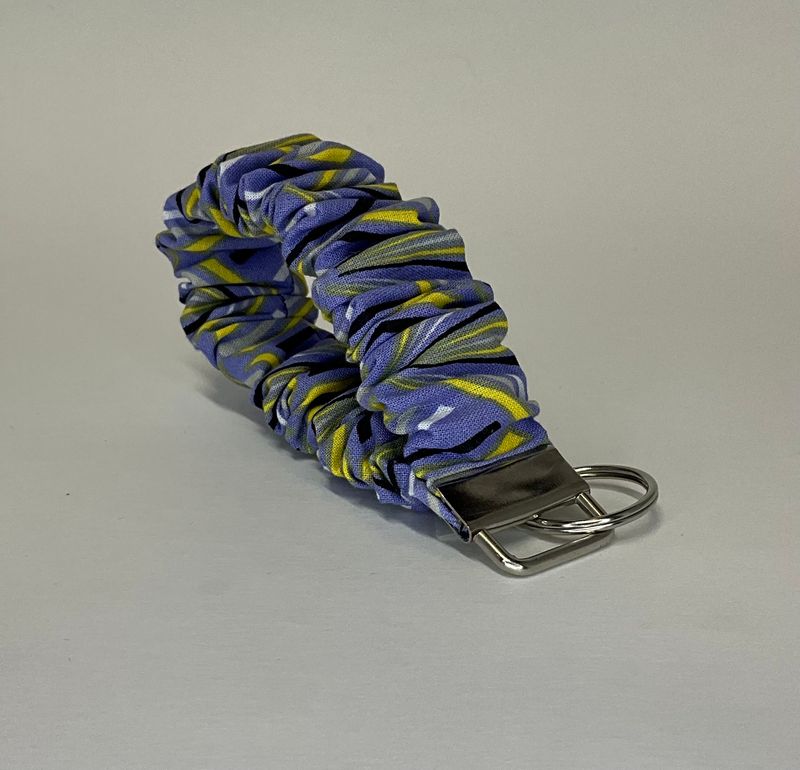 Blue with Yellow, Black, &amp; White stripes