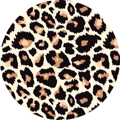 Leopard Print Car Coaster