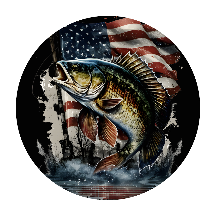 American Fishing Car Coaster