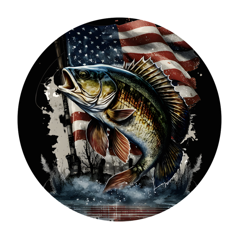 American Fishing Car Coaster