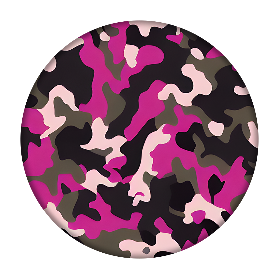 Pink Camo Car Coaster