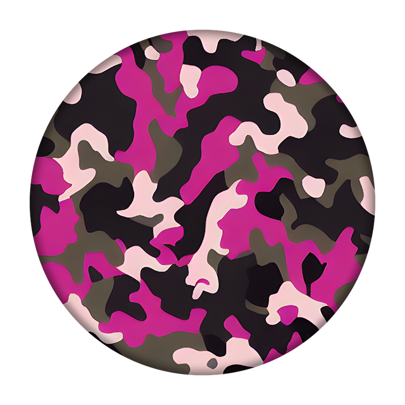 Pink Camo Car Coaster