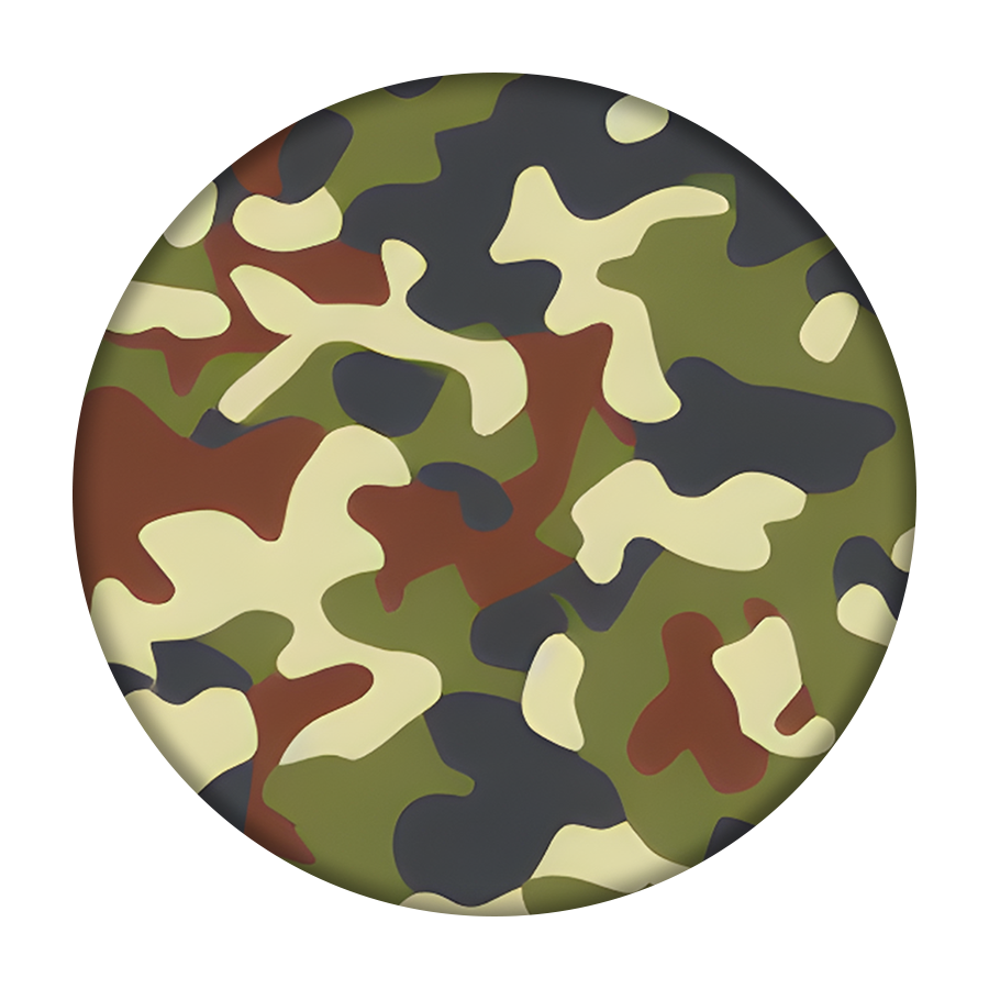 Green Camo Car Coaster