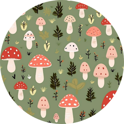 Mushroom Car Coaster