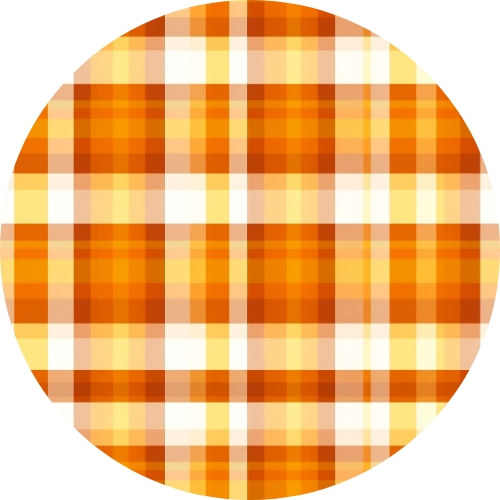 Autumn Plaid Car Coaster