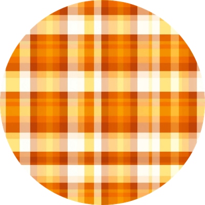 Autumn Plaid Car Coaster