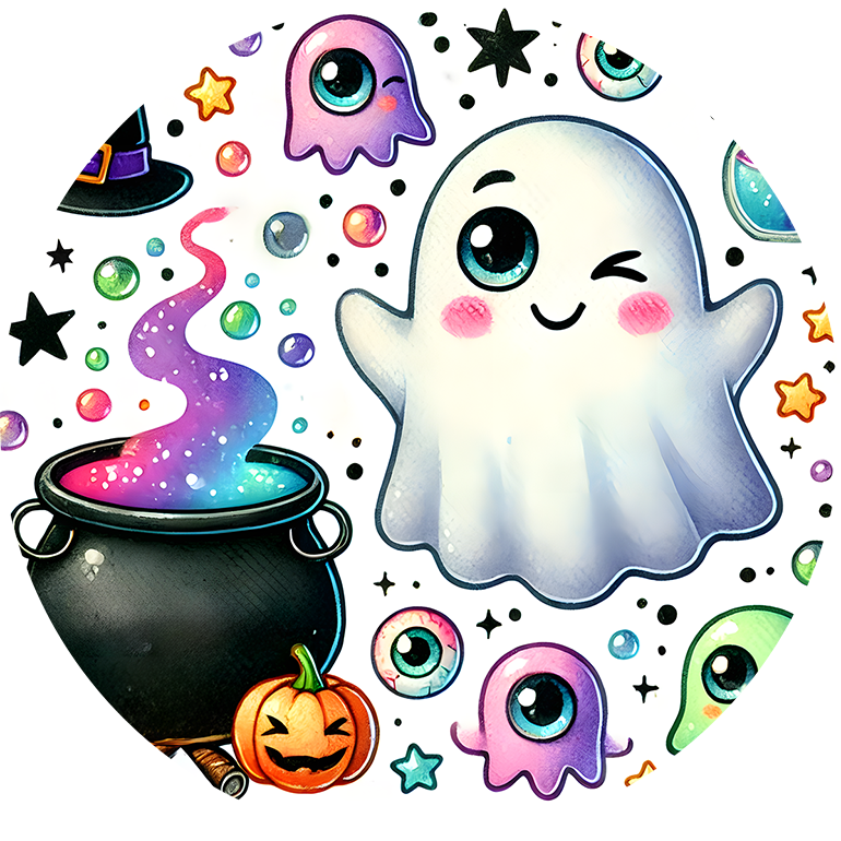Crazy Potion Ghost Car Coaster