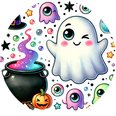 Crazy Potion Ghost Car Coaster