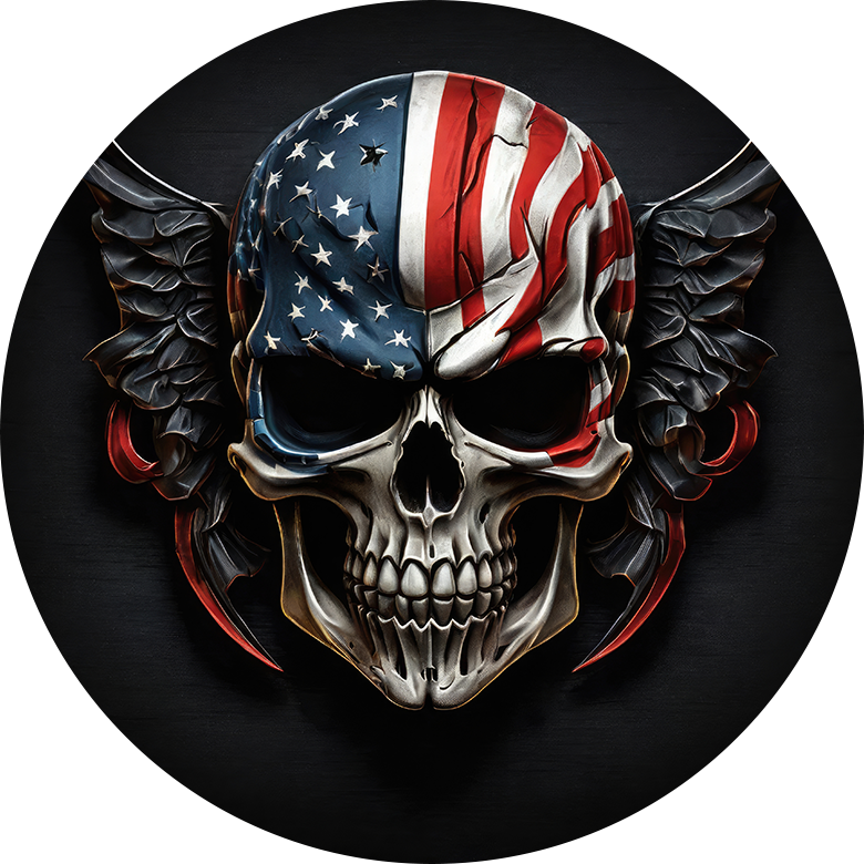 American Skull Car Coaster