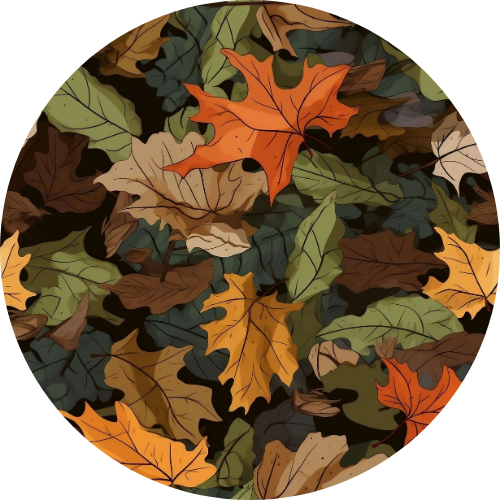 Camo Leaves Car Coaster