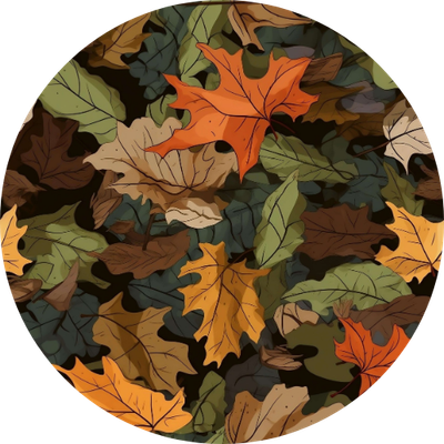 Camo Leaves Car Coaster