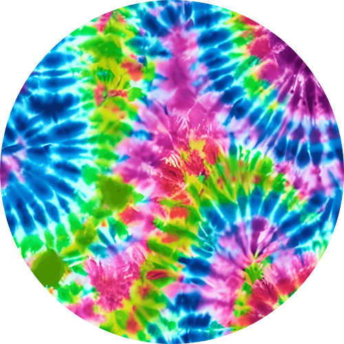 Tie Dye Car Coaster