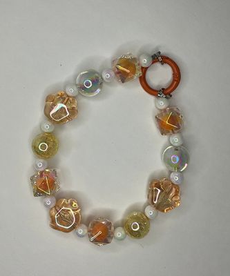 Peach and Pearl Key/phone Chain