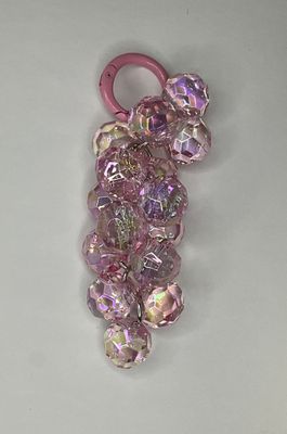 Pink Bead Key/Phone chain