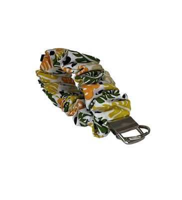 White with Palm Leaves